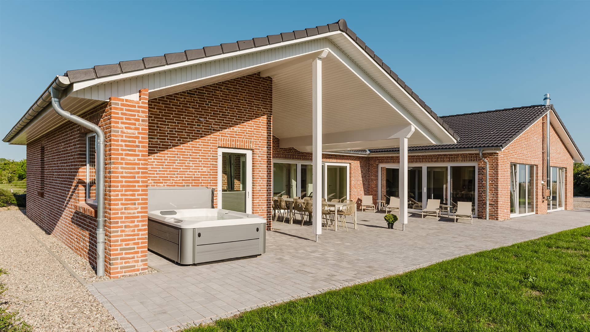 Büdl'farm Wohlfühlhütte XL - Aussenansicht