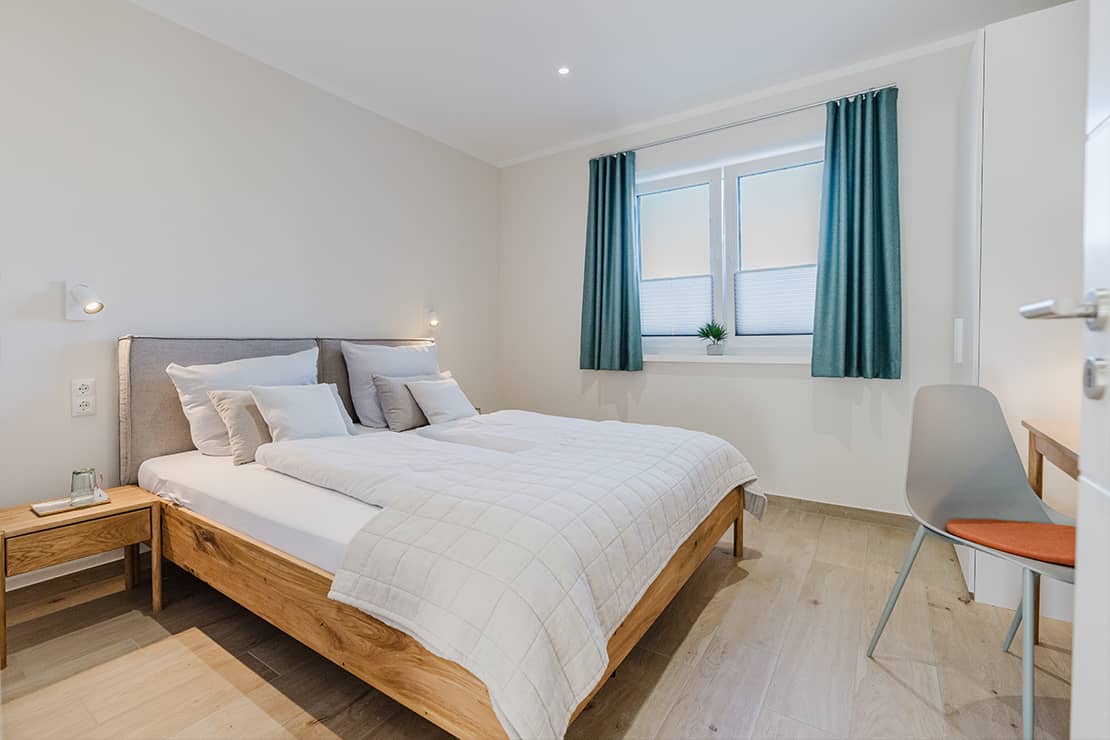 Büdl'farm Wohlfühlhütte XL - Schlafzimmer