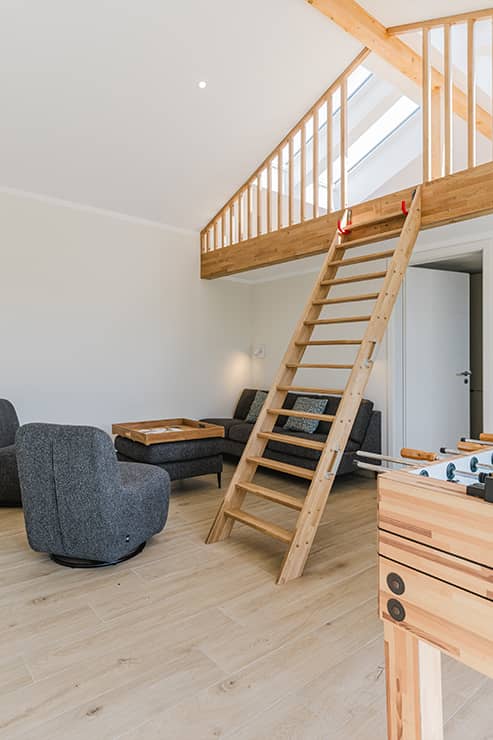 Büdl'farm Wohlfühlhütte XL - Etagenzimmer